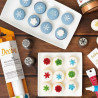 Cornetto frozen star n 75 per decori 3D diretti in acciaio inox Ø 3,7 x 4,1 cm da Decora Cornetto frozen star n 75 per decori 3D diretti in acciaio inox Ø 3,7 x 4,1 cm da Decora