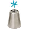 Cornetto frozen star n 75 per decori 3D diretti in acciaio inox Ø 3,7 x 4,1 cm da Decora Cornetto frozen star n 75 per decori 3D diretti in acciaio inox Ø 3,7 x 4,1 cm da Decora