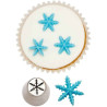 Cornetto frozen star n 75 per decori 3D diretti in acciaio inox Ø 3,7 x 4,1 cm da Decora Cornetto frozen star n 75 per decori 3D diretti in acciaio inox Ø 3,7 x 4,1 cm da Decora