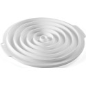Kit round 260 Silikomart stampo silicone con anello e stampo decoro per crostata tonda decorata