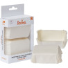 36 Pirottini bianchi per mini plum cake, in carta da forno, di misura 8 x 5 x h 3,2 cm da Decora 36 Pirottini bianchi per mini plum cake, in carta da forno, di misura 8 x 5 x h 3,2 cm da Decora