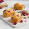 Teglia per mini plum-cake Decora: stampo acciaio antiaderente per 8 pluncake da 9,5x6,3xh3,6 cm