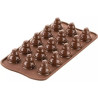 Choco Tree 3D Silikomart SCG054: stampo silicone cioccolato alberi 3D