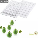 Truffles 5 Silikomart: stampo in silicone per 35 tartufi da 5 ml, diametro22 ed altezza 19 mm