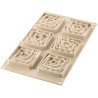 Stampo mini sand o mini sabbia: stampo silicone per 6 decori sabbia per crostatine quadrate da 8 cm Stampo mini sand o mini sabbia: stampo silicone per 6 decori sabbia per crostatine quadrate da 8 cm