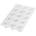 Russian tale 30 di Silikomart. stampo in silicone bianco