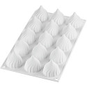 Russian tale 30 di Silikomart. stampo in silicone bianco