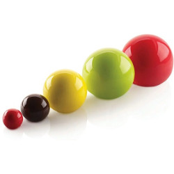 Truffles Kit Silikomart 5 stampi silicone tartufi da 5 ml  20 ml 40 ml 70 ml e 120 ml