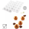 Truffles 40 Silikomart stampo in silicone per 15 mini tartufi da 40 ml e 4,2 cm
