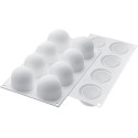 Truffles 70 Silikomart: stampo silicone 8 tartufi monoporzione di ø5,2 cm