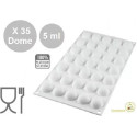 Stampo in silicone micro capsule o micro cupole o micro dome da 5 ml linea Top White da Silikomart