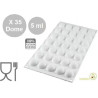Stampo in silicone micro capsule o micro cupole o micro dome da 5 ml linea Top White da Silikomart