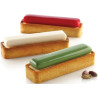 Kit Tarte Ring Rectangular 120x35 mm Silikomart stampo silicone ed 6 anelli rettangolari per crostatine Kit Tarte Ring Rectangular 120x35 mm Silikomart stampo silicone ed 6 anelli rettangolari per crostatine
