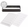 Kit Tarte Ring Rectangular 120x35 mm Silikomart stampo silicone ed 6 anelli rettangolari per crostatine Kit Tarte Ring Rectangular 120x35 mm Silikomart stampo silicone ed 6 anelli rettangolari per crostatine