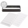 Kit Tarte Ring Rectangular 120x35 mm Silikomart stampo silicone ed 6 anelli rettangolari per crostatine