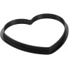 Kit tarte ring amore 205x190 mm Silikomart stampo silicone ed anello per crostata a cuore