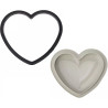 Kit tarte ring mon amour Silikomart stampo silicone ed anello per crostata mio amore 22 x 19 cm