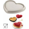 Kit tarte ring mon amour Silikomart stampo silicone ed anello per crostata mio amore 22 x 19 cm Kit tarte ring mon amour Silikomart stampo silicone ed anello per crostata mio amore 22 x 19 cm