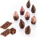 Mr e Mrs Brown Stampo 15 cioccolatini da 25 mm h 4 cm SGC056 3D Silikomart