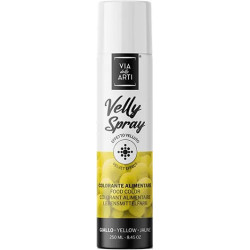 Colorante Alimentare Spray Giallo Vellutato (250ml) | Via delle Arti (Velly Yellow)