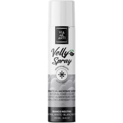 Velly Natural Neutral da 250 ml: colorante alimentare spray color bianco neutro vellutato di Via delle Arti da Volcke Aerosol