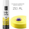 Velly Natural Yellow da 250 ml: colorante alimentare spray color giallo naturale vellutato di Via delle Arti da Volcke Aerosol