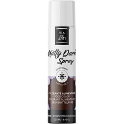 Matty Dark Brown colorante alimentare spray marrone scuro da 250ml
