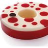 Saturn Silikomart: stampo silicone per ciambella di diametro esterno 20 ed interno 7 x h 4,5 cm Saturn Silikomart: stampo silicone per ciambella di diametro esterno 20 ed interno 7 x h 4,5 cm
