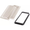 Kit tarte nouvelle vague Silikomart: anello rettangolare e stampo silicone crostata nuova onda Kit tarte nouvelle vague Silikomart: anello rettangolare e stampo silicone crostata nuova onda