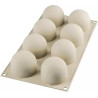 Stampo in silicone tartufi fa 62 mm o truffles o sfera tagliata alla base da Silikomart Stampo in silicone tartufi fa 62 mm o truffles o sfera tagliata alla base da Silikomart