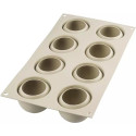 Stampo in silicone tartufi da 62 mm o truffles o sfera tagliata alla base da Silikomart