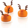 Dolce Tartufo Silikomart stampo silicone 8 truffles tartufi 3D da 62 x h 52 mm Dolce Tartufo Silikomart stampo silicone 8 truffles tartufi 3D da 62 x h 52 mm