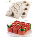 Stampo in silicone Mosaico tridimensionale per torta di cubetti savarin di lato 5 cm da Silikomart