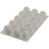 Stampo Mini Puff, Mini Sbuffo o mini cupola diametro 4 cm, h 4 cm da 4 cl in silicone, ad effetto 3D di Silikomart Stampo Mini Puff, Mini Sbuffo o mini cupola diametro 4 cm, h 4 cm da 4 cl in silicone, ad effetto 3D di Silikomart