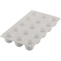 Stampo Mini Puff, Mini Sbuffo o mini cupola diametro 4 cm, h 4 cm da 4 cl in silicone, ad effetto 3D di Silikomart