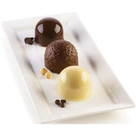 Puff Silikomart stampo silicone 8 dome o cupole da 62 h 52 mm