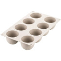 Puff Silikomart stampo silicone 8 dome o cupole da 62 h 52 mm