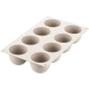 Puff Silikomart stampo silicone 8 dome o cupole da 62 h 52 mm Puff Silikomart stampo silicone 8 dome o cupole da 62 h 52 mm