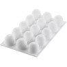 Stampo Dome 40 per 15 Dome da 40 mm h 40 mm in silicone bianco Top White di Silikomart Stampo Dome 40 per 15 Dome da 40 mm h 40 mm in silicone bianco Top White di Silikomart