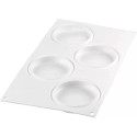 Decor round 80 Silikomart: stampo silicone per decoro di monoporzioni tonde di ø8,5 cm