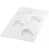 Decor round 80 Silikomart: stampo silicone per decoro di monoporzioni tonde di ø8,5 cm