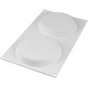 Decor Round 230 Silikomart: stampo in silicone 2 decori tondi da 230 ml 12,2 cm altezza 2 cm