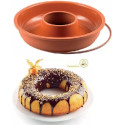 Ciambellone Silikomart stampo silicone con anello ciambella bassa o savarin 24 x h5,5 cm