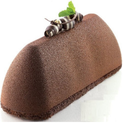 Gianduia Silikomart (25×8×H9cm) – Stampo in Silicone per Semifreddo e Torta a Forma di Gianduiotto (1200ml)