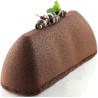 Gianduia Silikomart: stampo silicone, tortaflex bianco, per torta gianduia da 25x8 h 9 cm Gianduia Silikomart: stampo silicone, tortaflex bianco, per torta gianduia da 25x8 h 9 cm