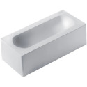 Gianduia Silikomart: stampo silicone, tortaflex bianco, per torta gianduia da 25x8 h 9 cm