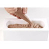 Gianduia Silikomart: stampo silicone, tortaflex bianco, per torta gianduia da 25x8 h 9 cm Gianduia Silikomart: stampo silicone, tortaflex bianco, per torta gianduia da 25x8 h 9 cm