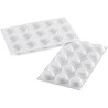 Globe 26 Silikomart stampo silicone 15 sfere mignon 3D da 45 h 20 mm Globe 26 Silikomart stampo silicone 15 sfere mignon 3D da 45 h 20 mm