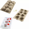 Stampo CUoricino 3D in Silicone da 6 cm da Silikomart