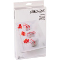 Cuoricino Silikomart stampo silicone 8 piccoli cuori 3D da 63x65 h 39 mm